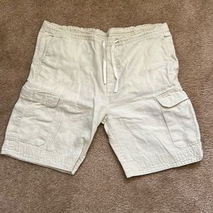 Islander Importer 100% linen cargo short